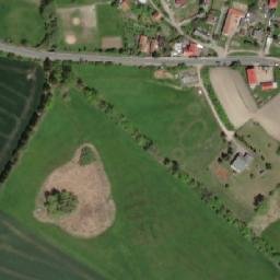 Satellite imagery of [Chrudim] cemetery church t., CZ