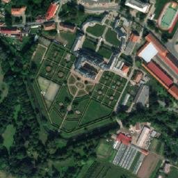 Satellite imagery of [Chroustovice] church t., CZ