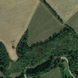 Satellite imagery of Dolany [Hlince] church sanctus t., CZ