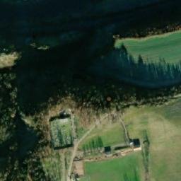 Satellite imagery of [Tetín] church sanctus t., CZ