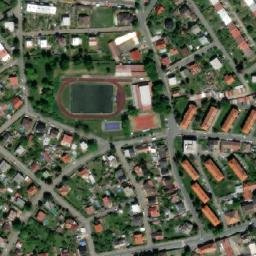 Satellite imagery of Jesuit college [Kutná Hora] south t., CZ