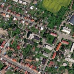 Satellite imagery of [Heřmanův Městec] church t., CZ