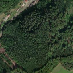 Satellite imagery of [Olšany-Klášterec] church t., CZ