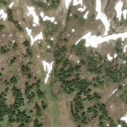 Satellite imagery of Gentian Pass, CA