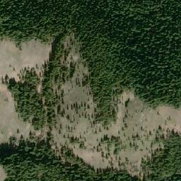 Satellite imagery of Cow Juicer Pass, CA