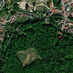 Satellite imagery of Jesuit college [Kutná Hora] south t., CZ