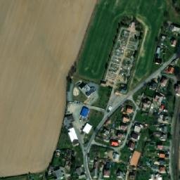 Satellite imagery of [Nový Malín] church t., CZ