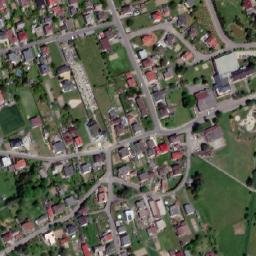 Satellite imagery of [Vřesina u Opavy] church t., CZ
