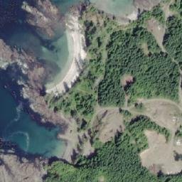 Satellite imagery of Kapoose Point, CA