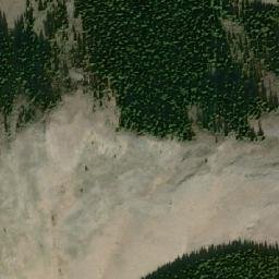 Satellite imagery of Cow Juicer Pass, CA