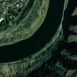 Satellite imagery of [Vrané nad Vltavou] church t., CZ