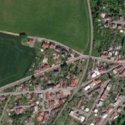 Satellite imagery of Husův sbor [Heřmanův Městec] church t., CZ