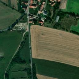 Satellite imagery of [Kočí] church t., CZ