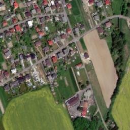 Satellite imagery of [Vřesina u Opavy] church t., CZ