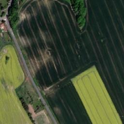 Satellite imagery of [Vřesina u Opavy] church t., CZ