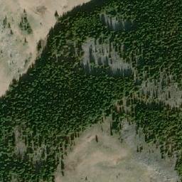Satellite imagery of Cow Juicer Pass, CA