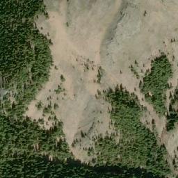 Satellite imagery of Cow Juicer Pass, CA
