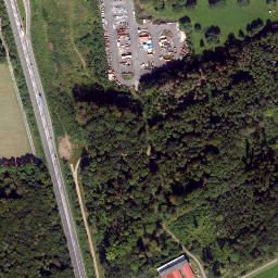 Satellite imagery of AFN-Sendemast Bitburg, DE