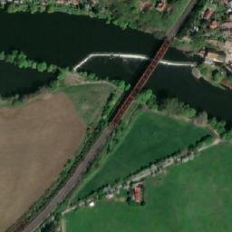 Satellite imagery of [Všenory] church t., CZ