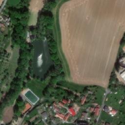 Satellite imagery of [Drahobudice] church t., CZ