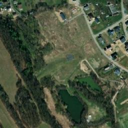 Satellite imagery of [Nový Malín] church t., CZ