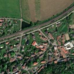 Satellite imagery of [Všenory] church t., CZ