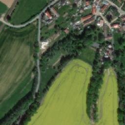Satellite imagery of [Drahobudice] church t., CZ