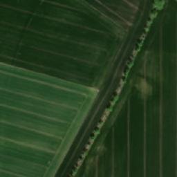 Satellite imagery of [Suchdol-Dobřeň] church t., CZ