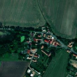 Satellite imagery of [Honbice] church t., CZ