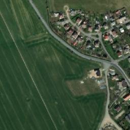 Satellite imagery of [Chromeč] church t., CZ