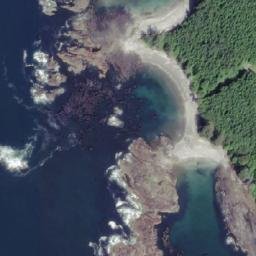 Satellite imagery of Brecciated Point, CA