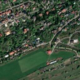 Satellite imagery of [Všenory] church t., CZ