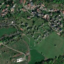 Satellite imagery of [Všenory] church t., CZ