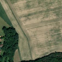 Satellite imagery of [Hošťalovice] church t., CZ