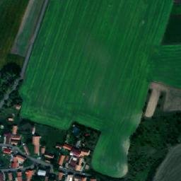 Satellite imagery of [Honbice] church t., CZ