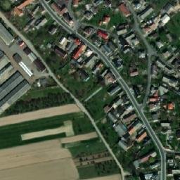 Satellite imagery of [Chromeč] church t., CZ