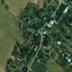 Satellite imagery of [Razová] church t., CZ