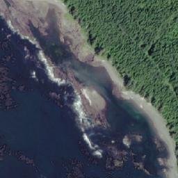 Satellite imagery of Brecciated Point, CA