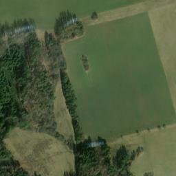 Satellite imagery of [Dražeň] chapel sanctus t., CZ