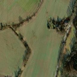 Satellite imagery of [Velké Popovice] brewery chimney, CZ