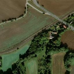 Satellite imagery of Lochy [Čáslav] church t., CZ