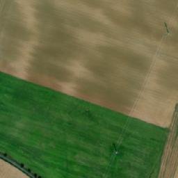 Satellite imagery of [Řestoky] church t., CZ