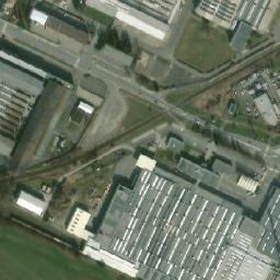 Satellite imagery of Model [Opava-Předměstí] factory chimney, CZ