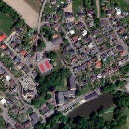 Satellite imagery of [Šilheřovice] church t., CZ