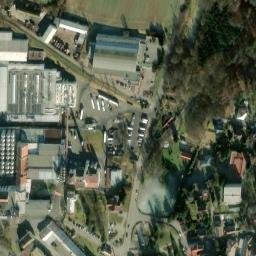 Satellite imagery of [Velké Popovice] church t., CZ