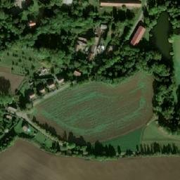 Satellite imagery of Lochy [Čáslav] church t., CZ