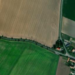 Satellite imagery of [Řestoky] church t., CZ