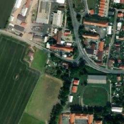 Satellite imagery of [Slatiňany] church t., CZ