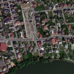 Satellite imagery of [Dolní Benešov] church t., CZ