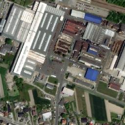 Satellite imagery of [Dolní Benešov] church t., CZ